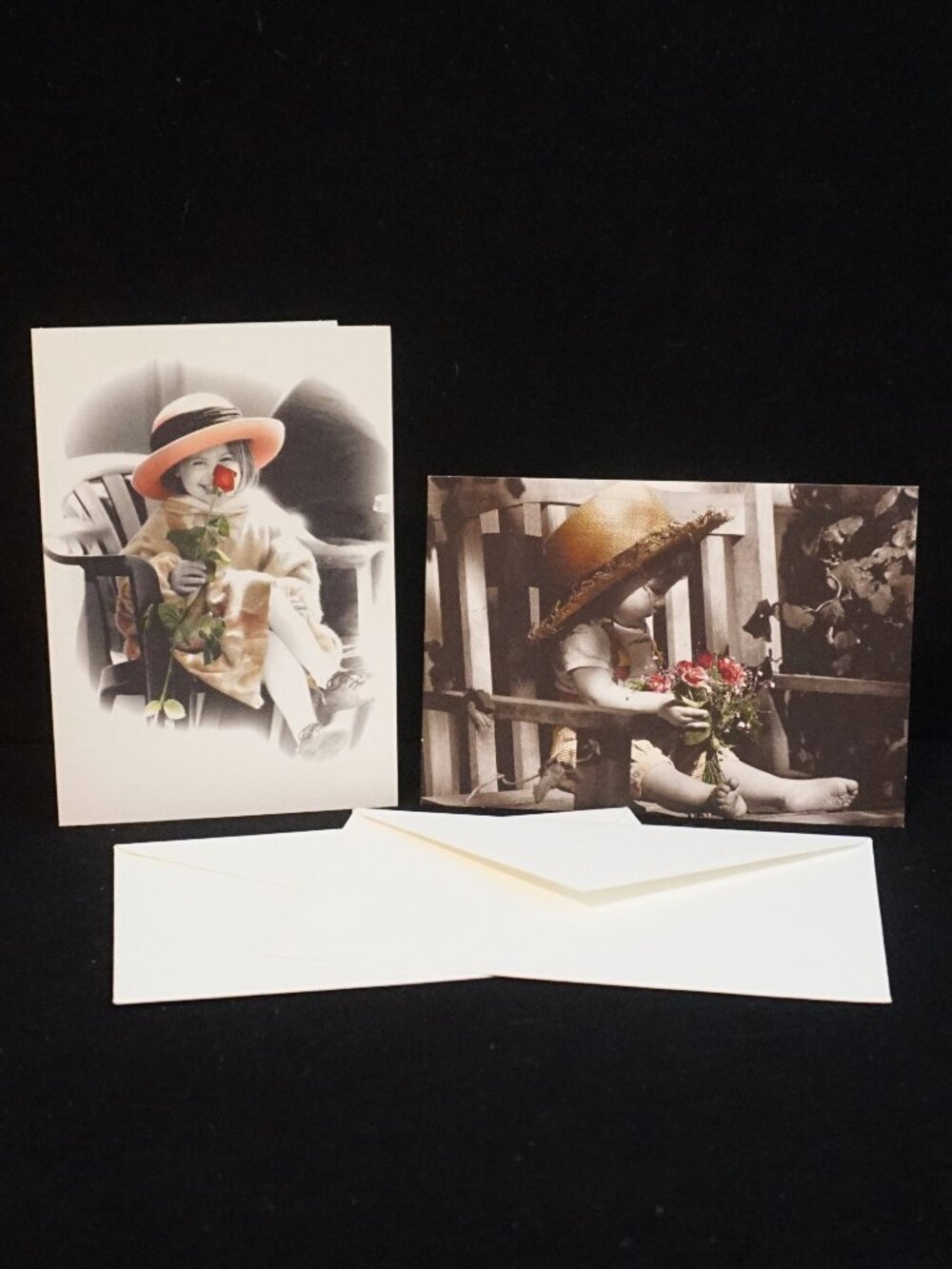 Hallmark Vintage Impromptu Set of 2 Greeting Note Cards Sorry Forgive Me Card